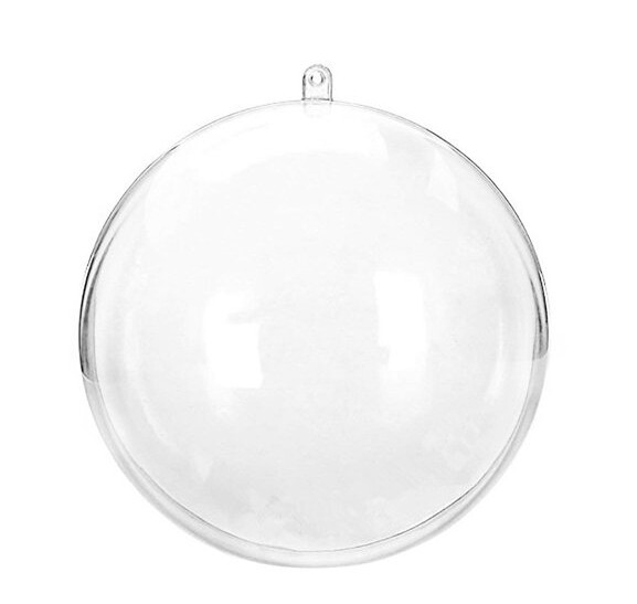 Round Split Bauble - 80mm