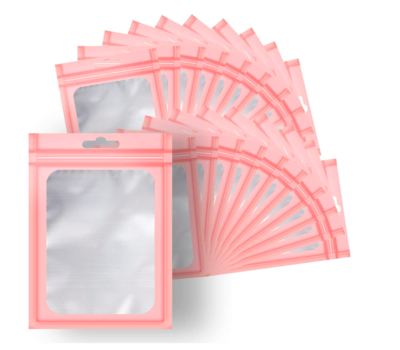 Pink Trim Matte Packaging Medium - Pack of 10
