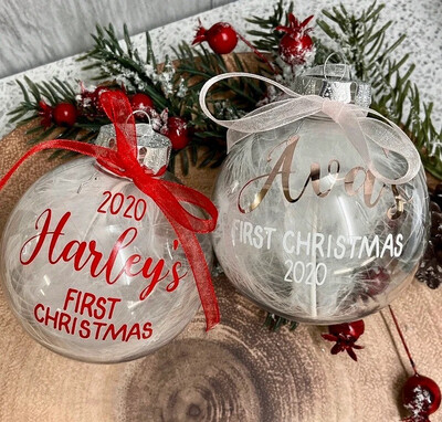 Round Fillable Bauble - 60mm