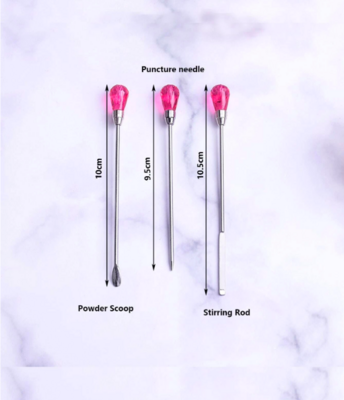 3 Piece Resin Mould Tool Set - Pink Top Only