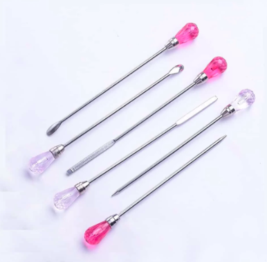 3 Piece Resin Mould Tool Set - Pink Top Only