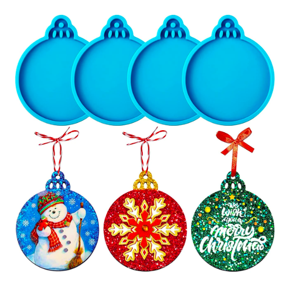 1 Piece Silicone Bauble Mould
