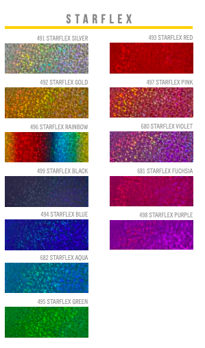 Poliflex Starflex Glitter - Silver A4