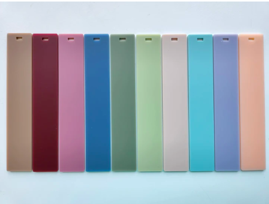 Pastel Acrylic Bookmark