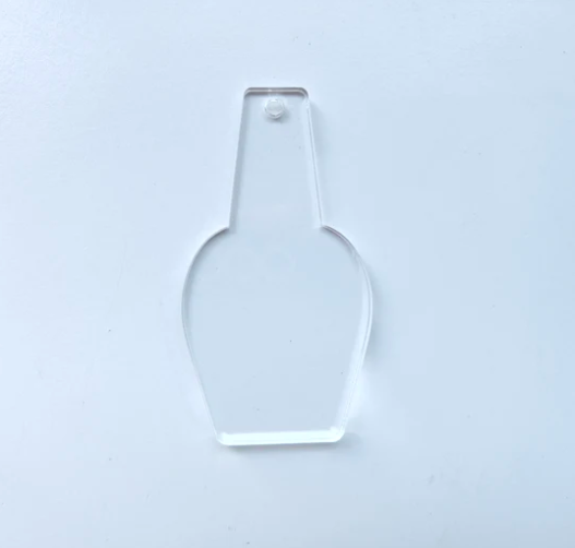 Clear Cutex Bottle Acrylic