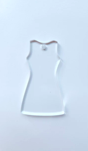 Clear Netball Dress Acrylic