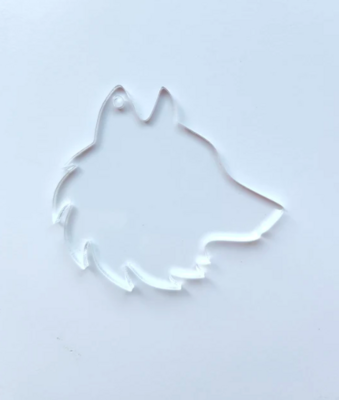 Clear Fox Acrylic