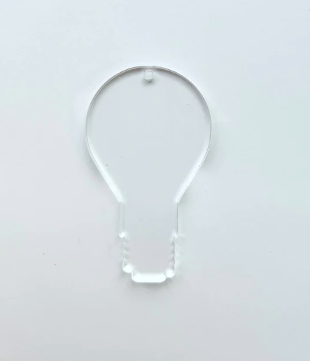 Light Bulb Acrylic Blank