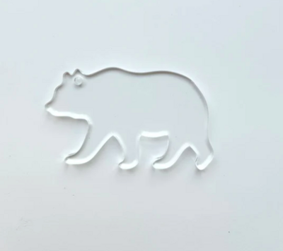 Clear Mama Bear Acrylic