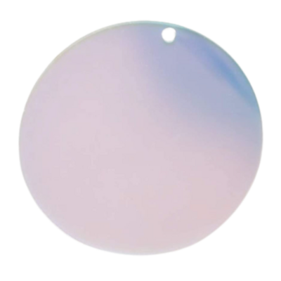 Unicorn/Rainbow Mirror Acrylic Disc - 50mm x 3mm