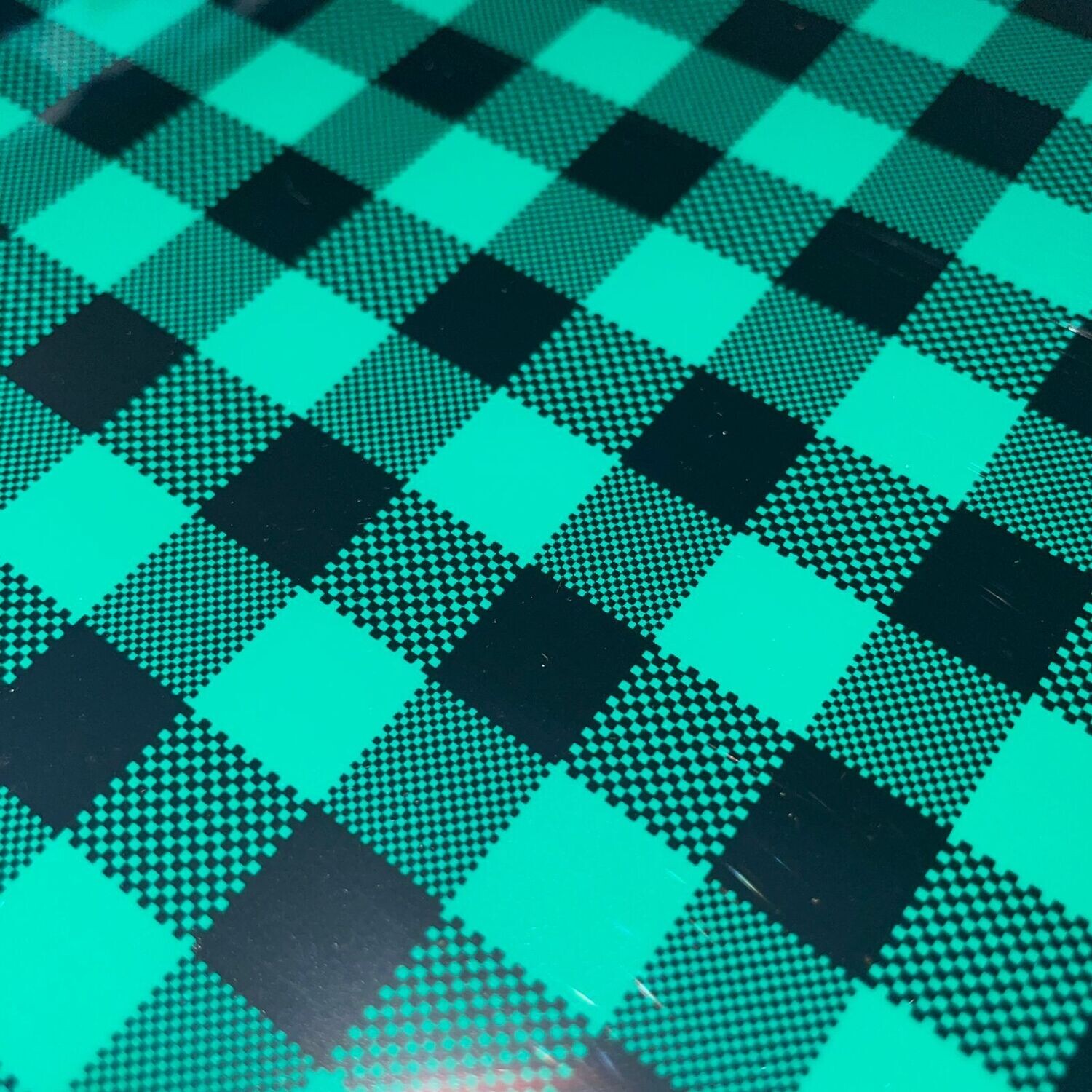 Green Plaid- HTV