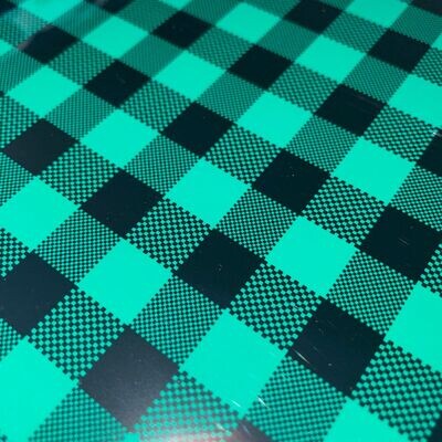 Green Plaid- HTV
