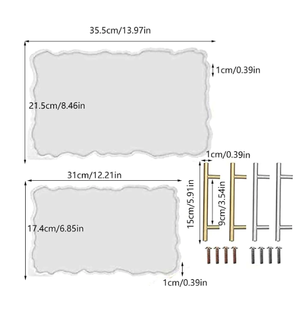 6 Pc Tray Silicone Mould