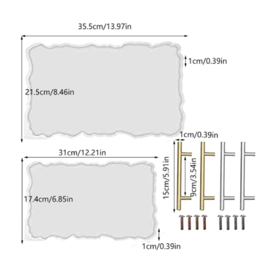 6 Pc Tray Silicone Mould