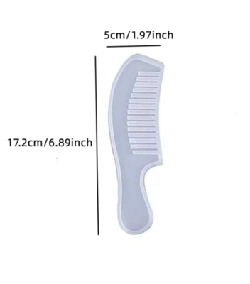 Comb with Handle Silicone Mould