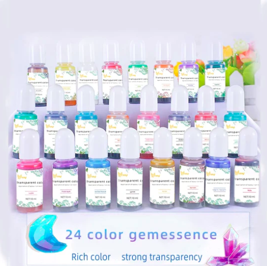 24 Pack Resin Pigment - Transparent