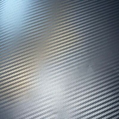 Sticker Vinyl - Carbon Silver Grey