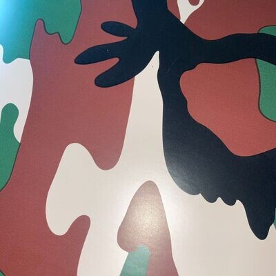 Sticker Vinyl - Camo Dark