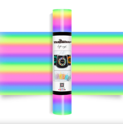 Candy Colour Vinyl - Rainbow Stripes