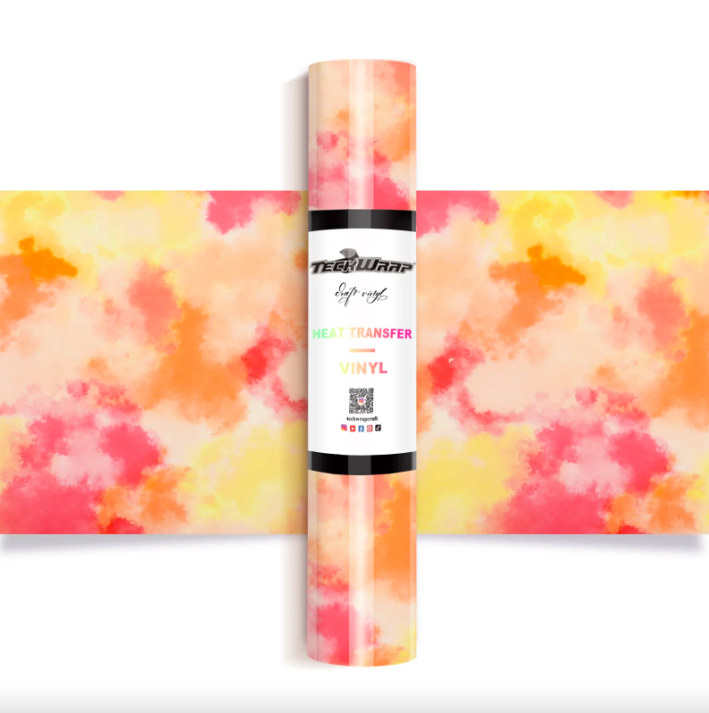 Colorful Splash Heat Transfer Vinyl  - Soda 