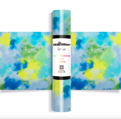 Colorful Splash Heat Transfer Vinyl - Ocean