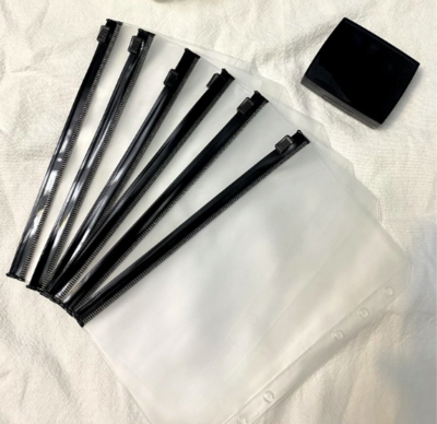 Plain Black Binder Index Divider