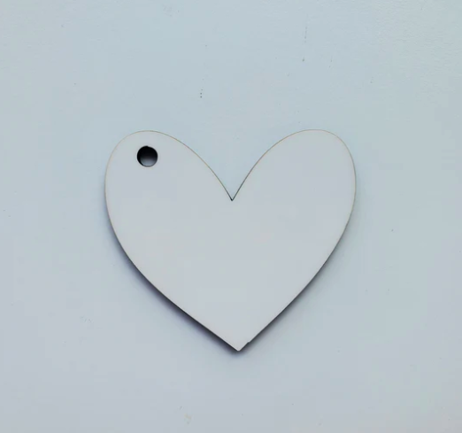 Sublimation Keychain - Heart