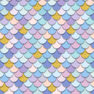 Infusible Ink Transfer Sheet - Mermaid Scales Multi Colour