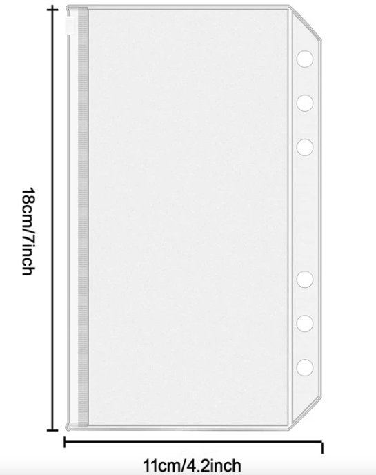 Plain Clear Binder Index Divider