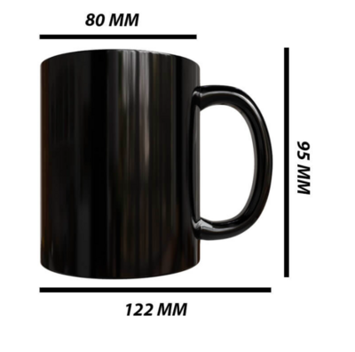 Gloss Black Magic Sublimation Mug