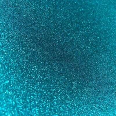 Teal Reflective Glitter HTV