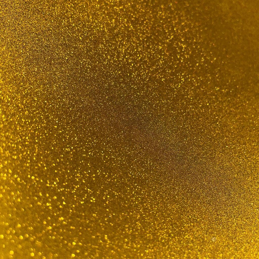 Gold Reflective Glitter HTV