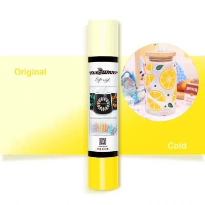 Cold Color Changing Adhesive Vinyl  -  Yellow