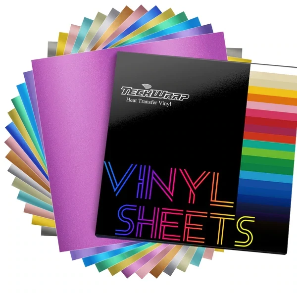 Metallic Pearlescent HTV Sheets Pack- 14 Sheet Pack