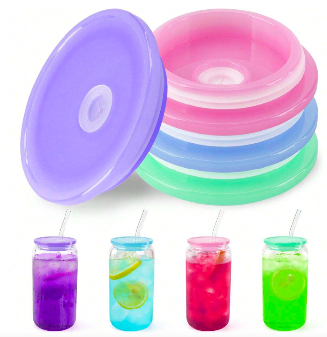 Colour Libby Glass Lids