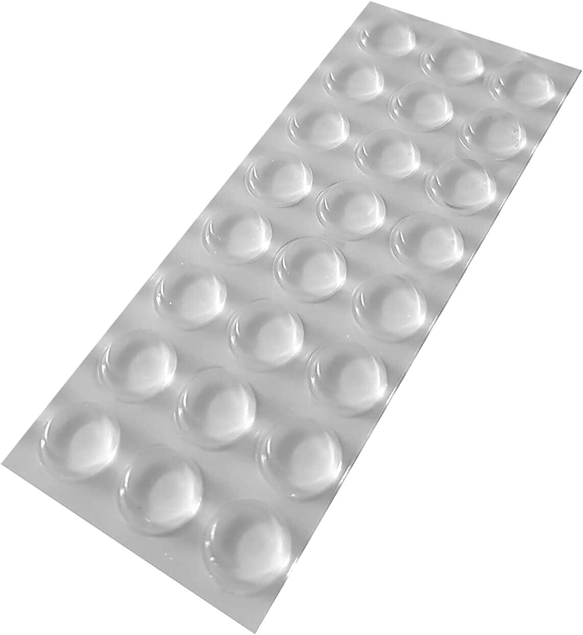Clear Square Acrylic Coasters (with feet) - Set of 4