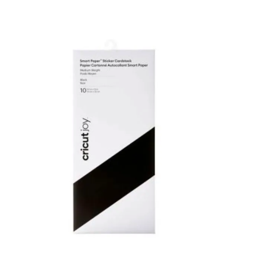 Cricut Joy Smart Paper Sticker Cardstock 10 Sheets - Black