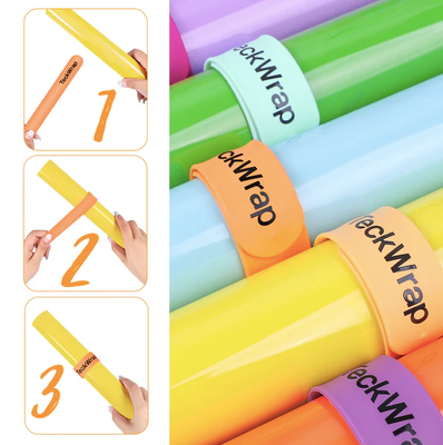 Silicone Slap Bracelets - Bright