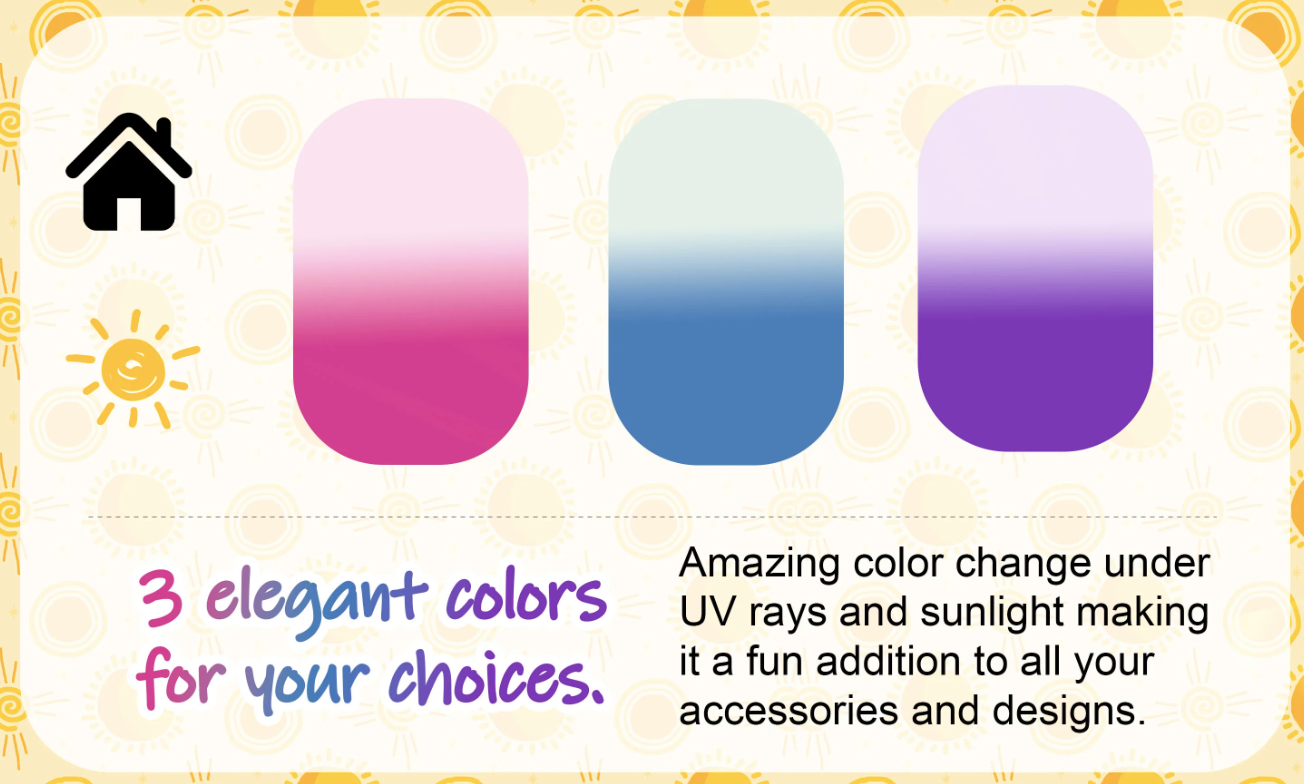 UV Color Changing Vinyl - Light Pink to Pink