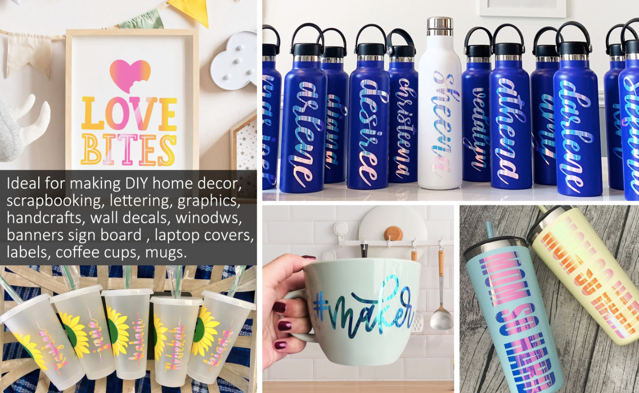 Opal Adhesive Vinyl - Hyacinth Blue