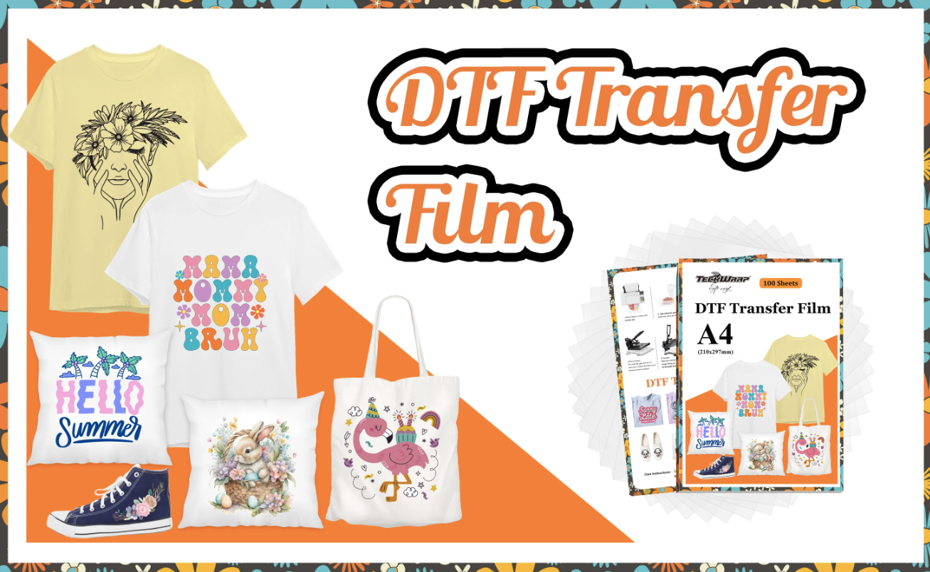 DTF Transfer Film - Single Sided Matte Finish
