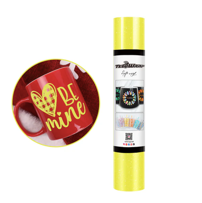 Shimmer Adhesive Vinyl - Yellow