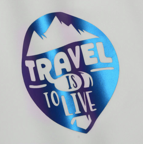 Chameleon Heat Transfer Vinyl - Purple Charm Cyan Blue
