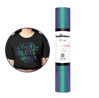 Chameleon Heat Transfer Vinyl - Purple Charm Green