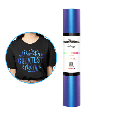 Chameleon Heat Transfer Vinyl - Purple Charm Blue