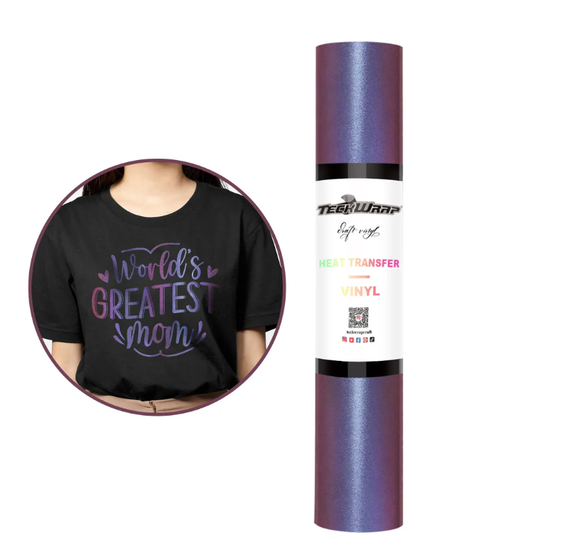 Chameleon Heat Transfer Vinyl - Purple Charm Red