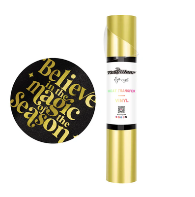 Metallic Pearlescent Heat Transfer Vinyl - Dull Gold