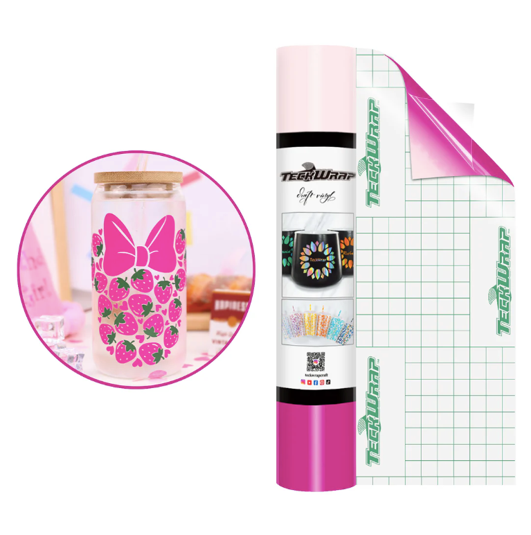 Cold Color Changing Adhesive Vinyl  -  Rose Pink