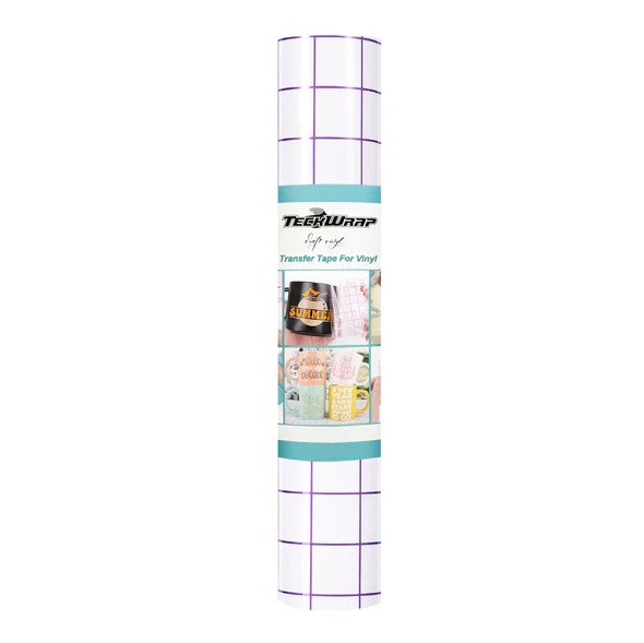 Medium Tack Transfer Tape - Purple Grid