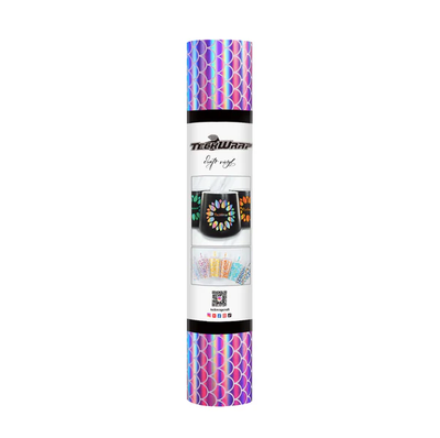 Holographic Opal Pattern Adhesive Vinyl - Lilac Mermaid